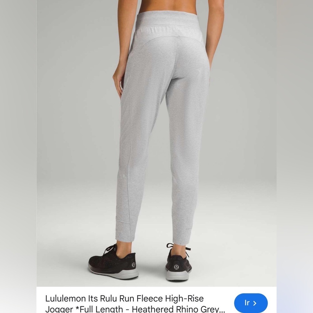 Lululemon Athletica its rulu run fleece Joggers